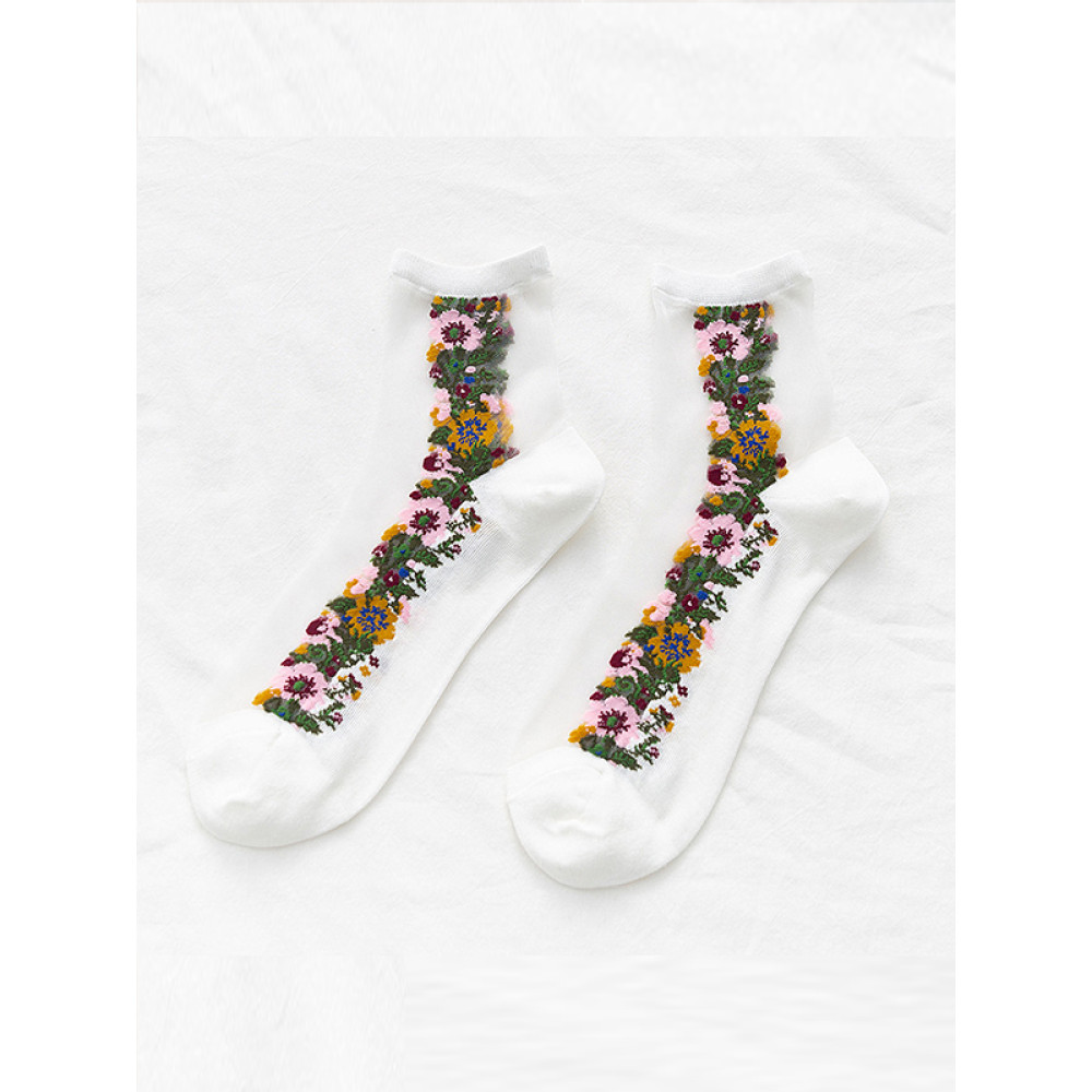 Retro Little Floral Stockings