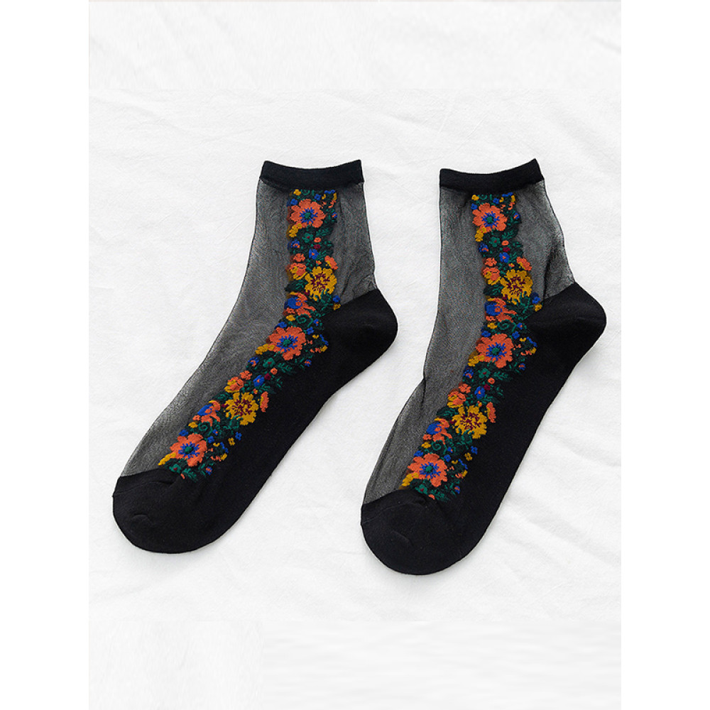 Retro Little Floral Stockings