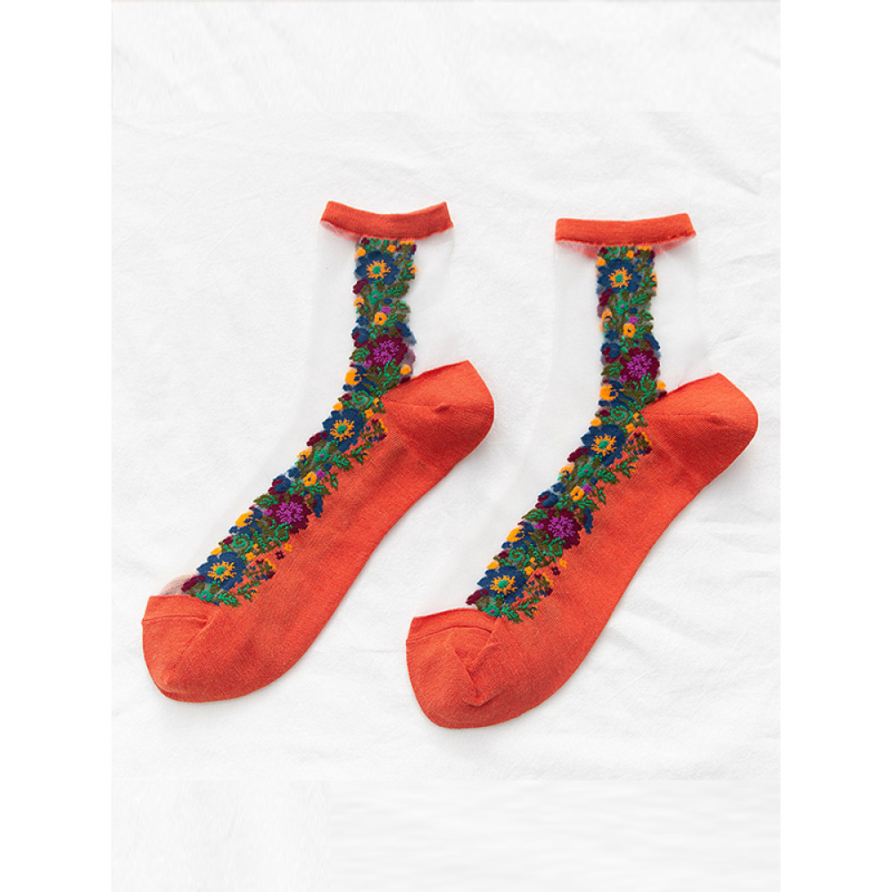 Retro Little Floral Stockings