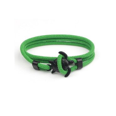 Sea Turtle Anchor Style Adjustable Bracelet