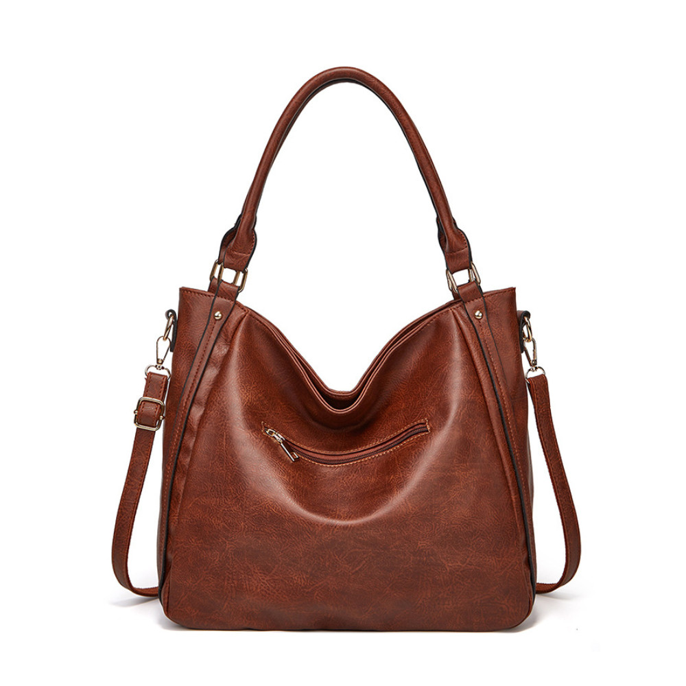 Side Zipper Utility Big Tote Bag