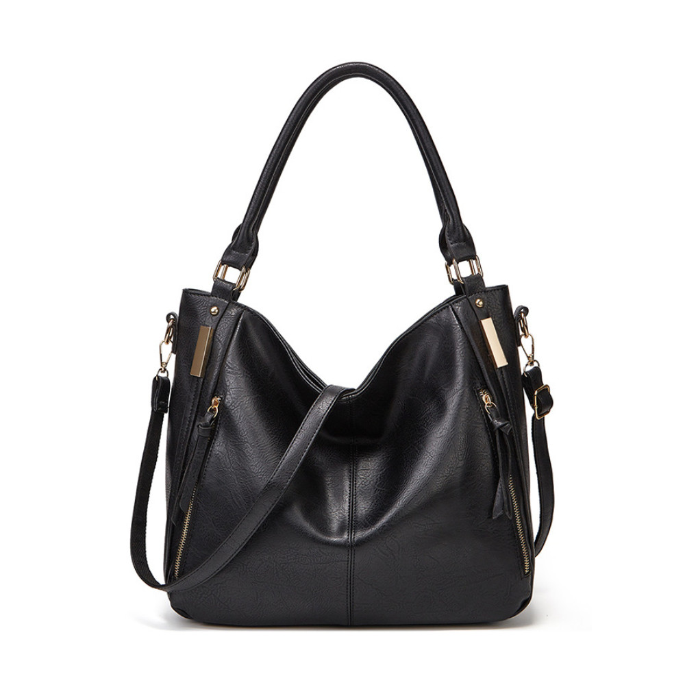 Side Zipper Utility Big Tote Bag