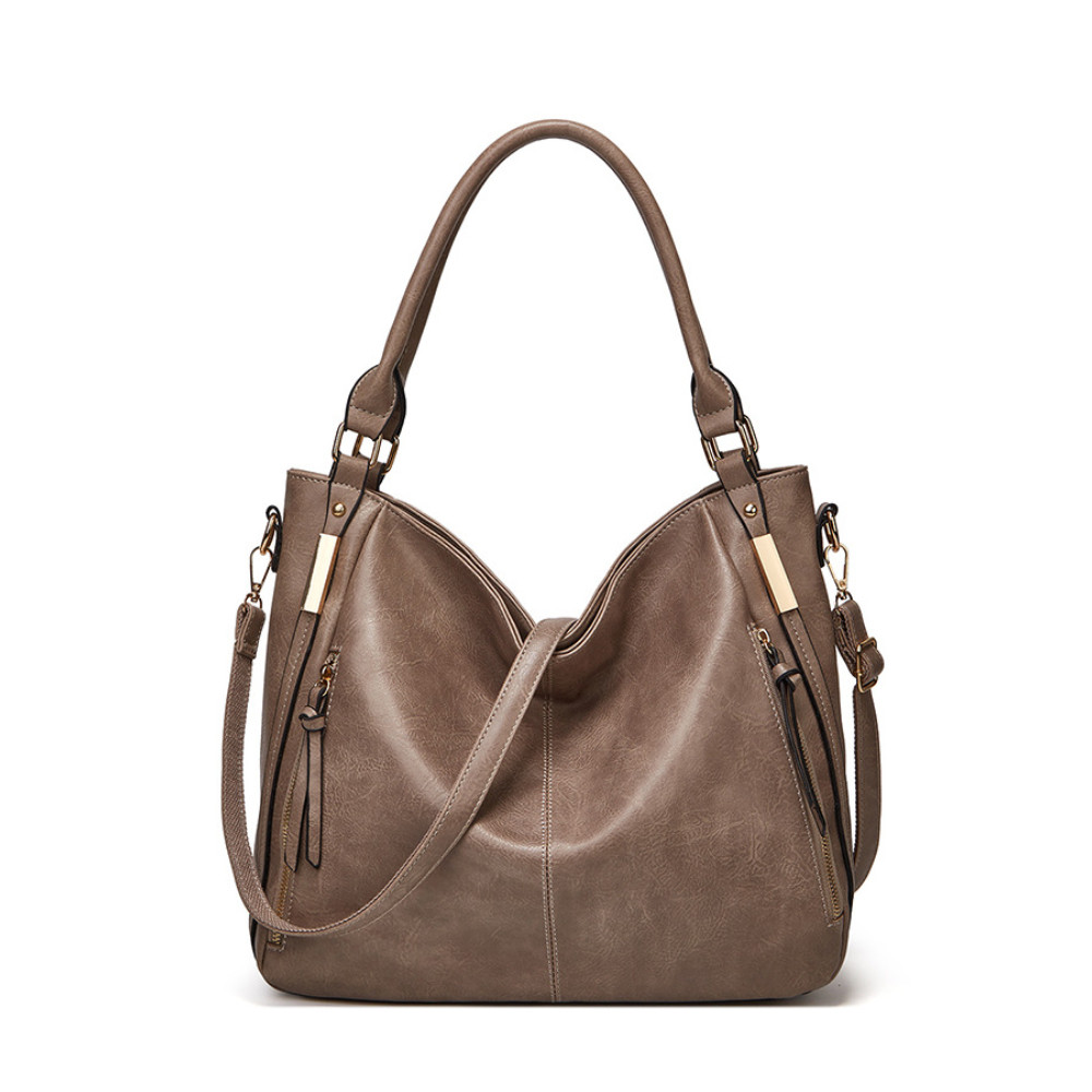 Side Zipper Utility Big Tote Bag
