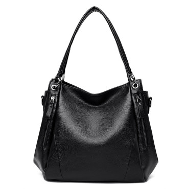 Side Zippers Utility Soft Leather Bag