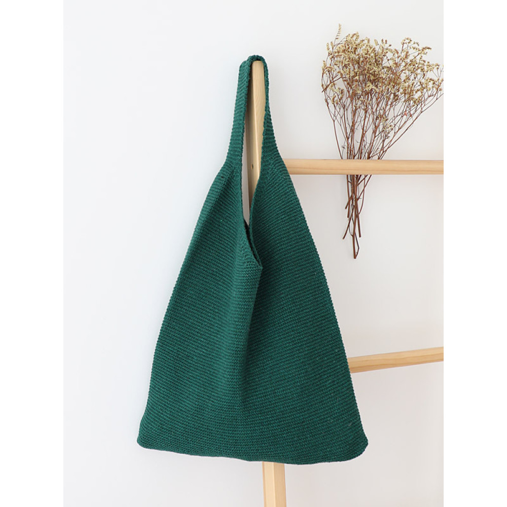 Simple Style Knit Shoulder Bag