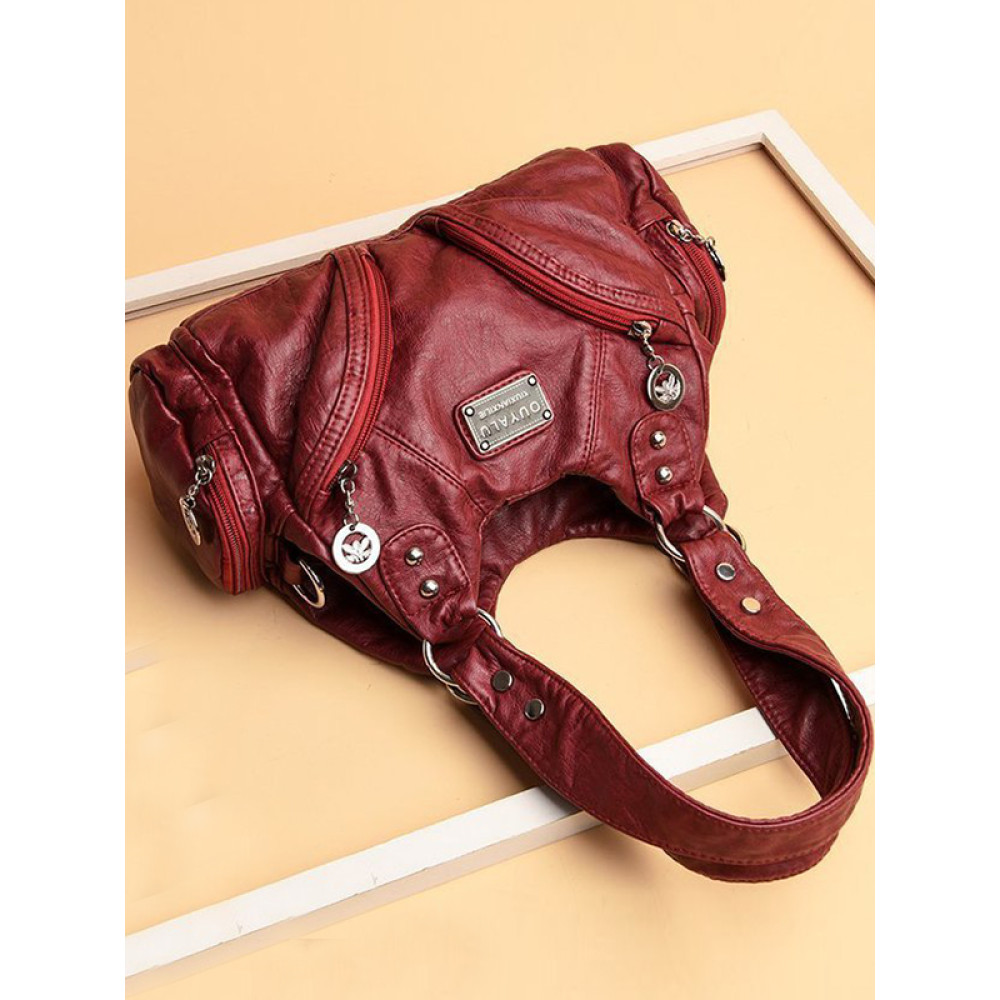 Soft Leather Tote Large Shoulder Bag