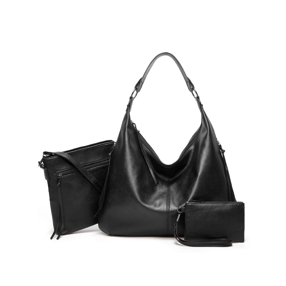 Soft Leather Utility Bags Set