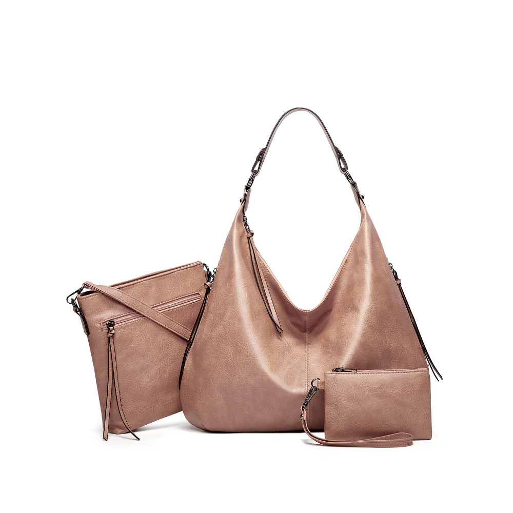 Soft Leather Utility Bags Set