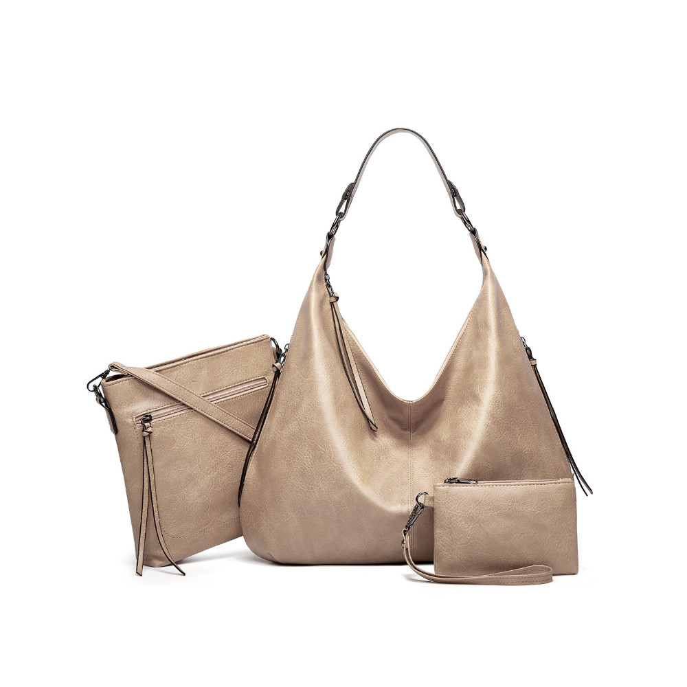 Soft Leather Utility Bags Set