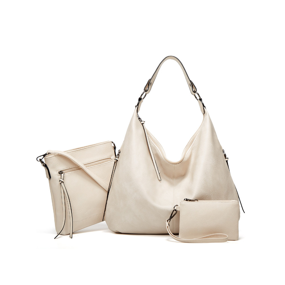 Soft Leather Utility Bags Set