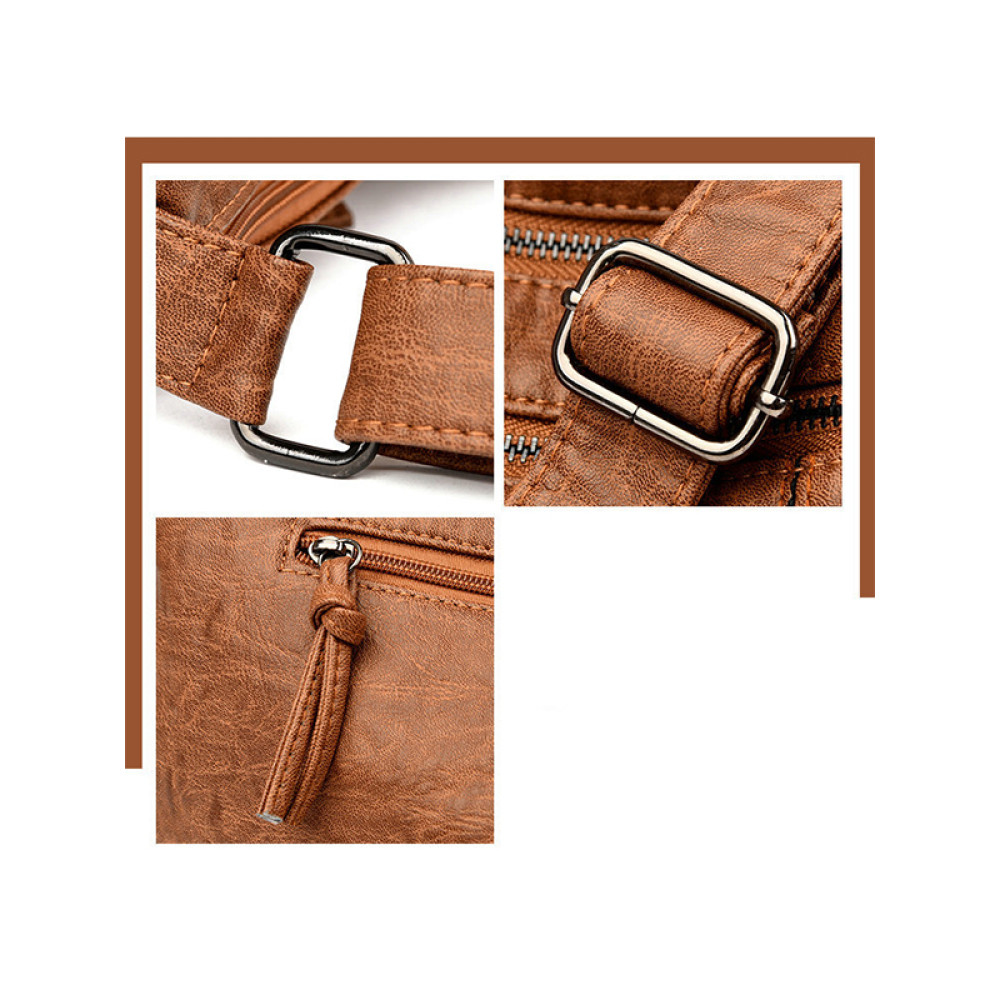Soft Vintage Large Capacity shoulder Bag Tote
