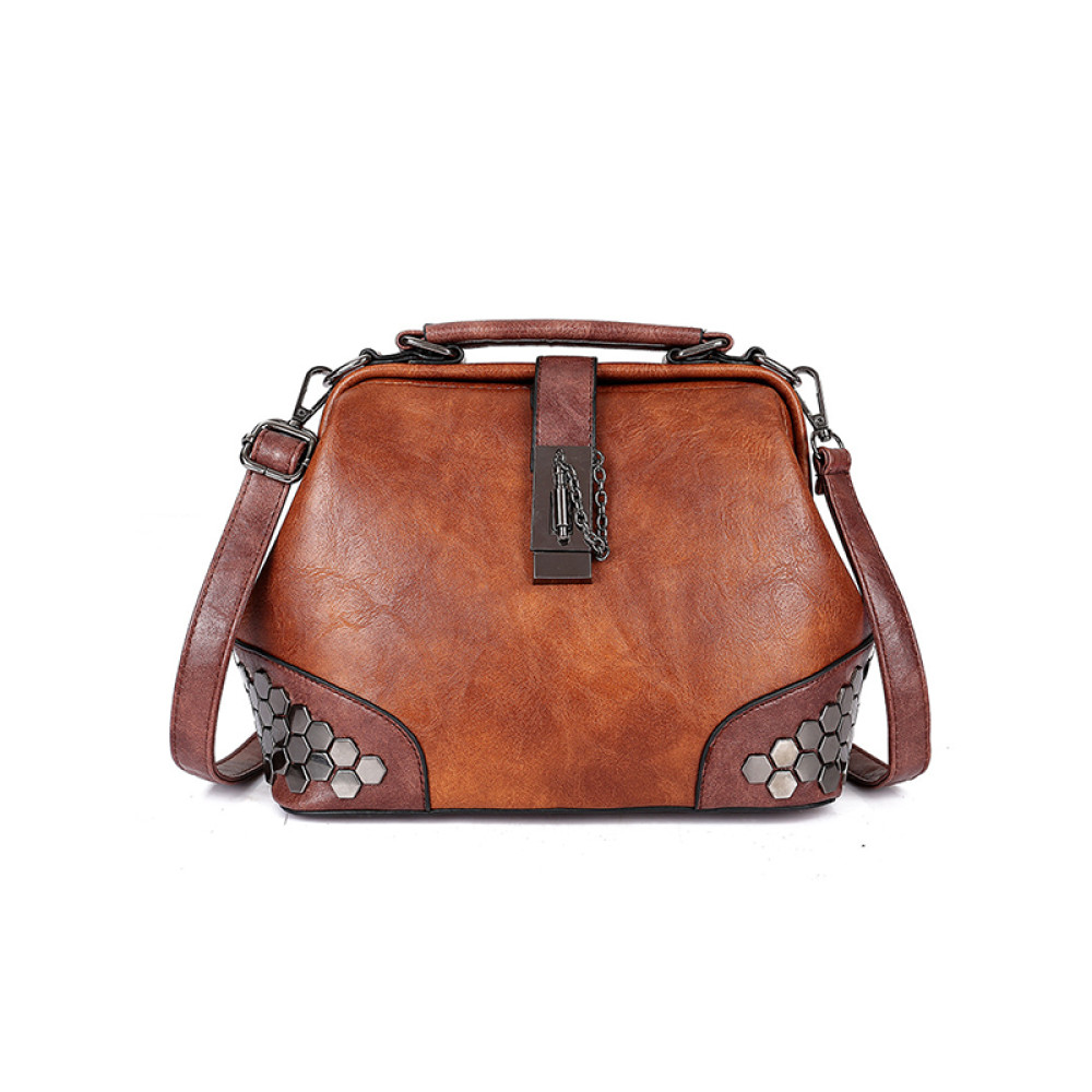 Studded Shoulder Bag Crossbody Handbag