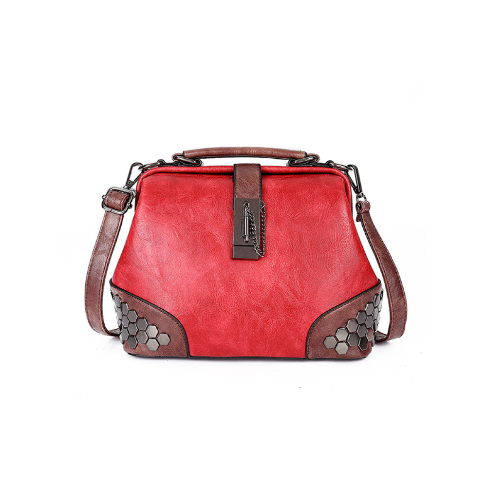 Studded Shoulder Bag Crossbody Handbag