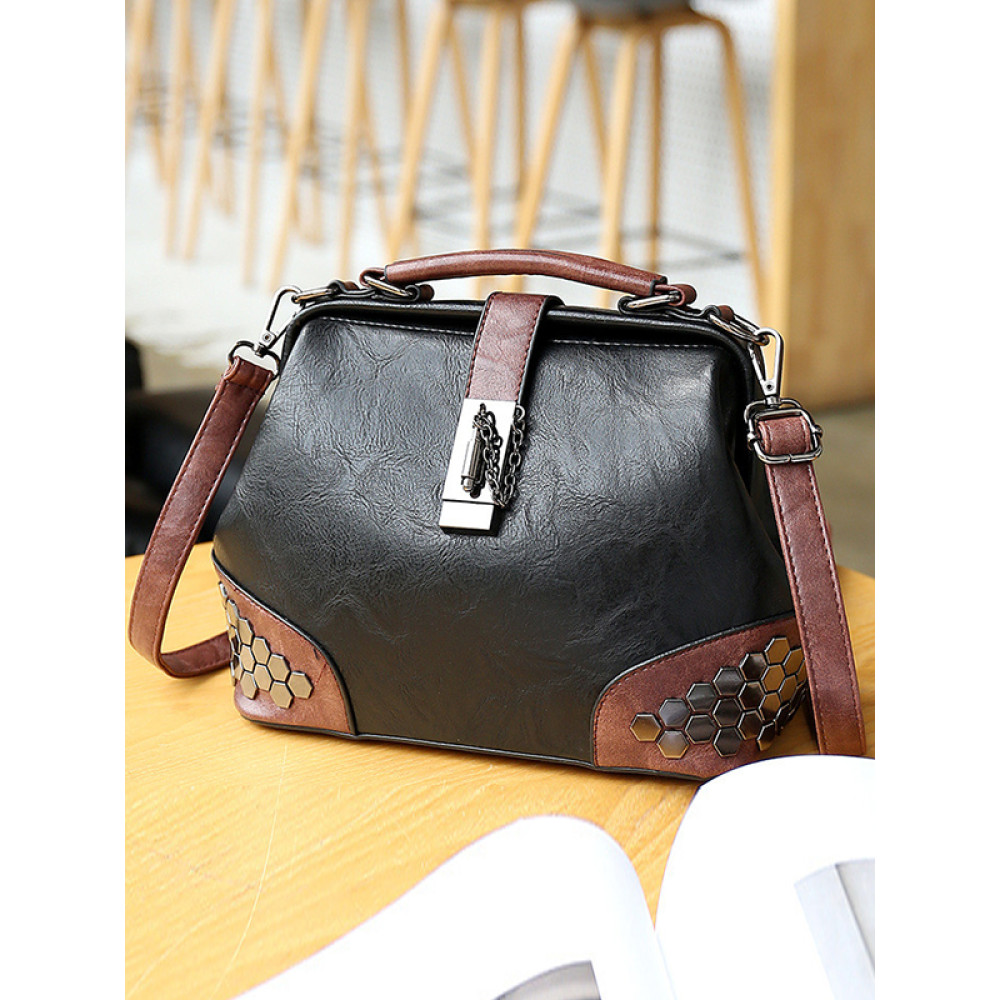Studded Shoulder Bag Crossbody Handbag