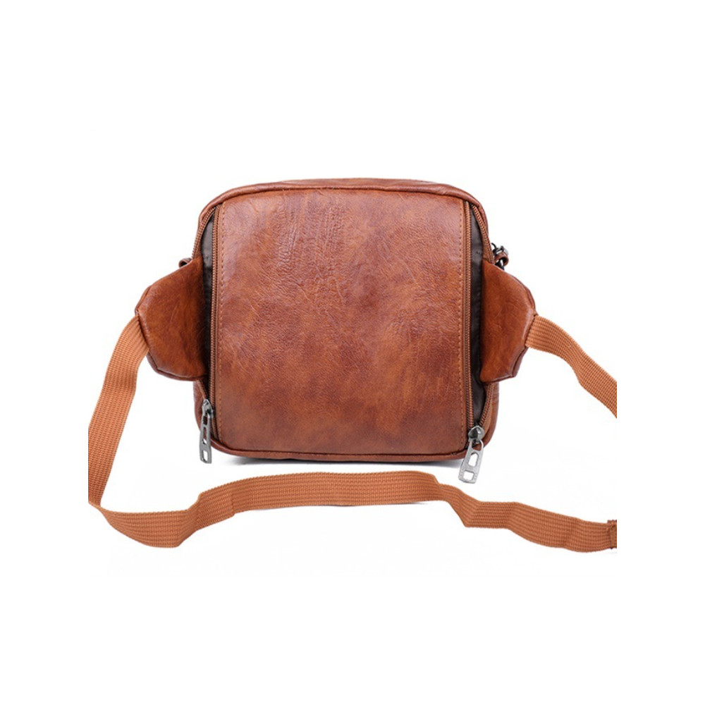 Studded Washed Leather Mini Bag