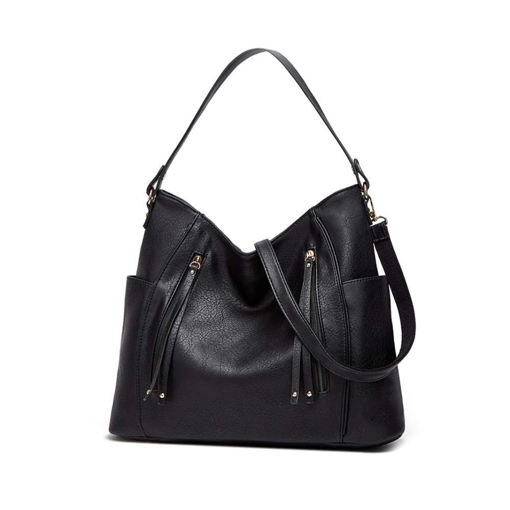 Tassel Zippers Utility Tote Bag