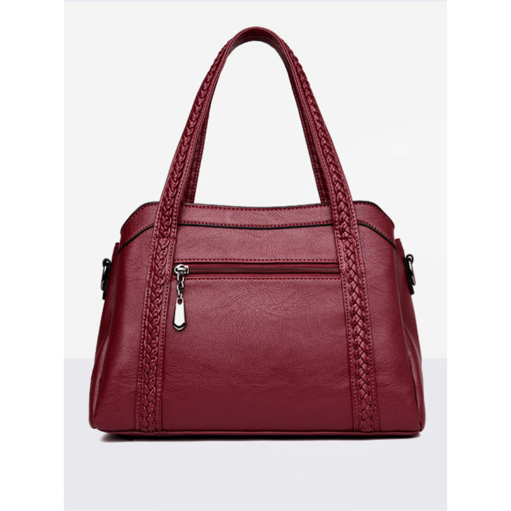 Tassel & Kitty Pendant Patchwork Tote Bag