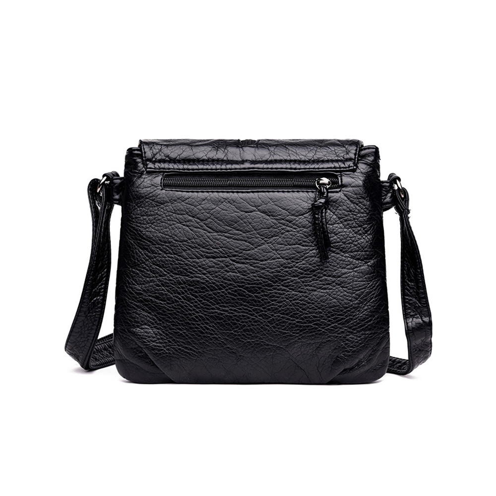 Tassels Zipper Flap Portable Crossbody Bag