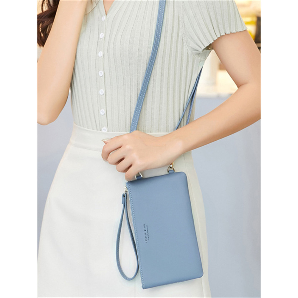 Touchscreen Unaffected Utility Handbag Crossbody Bag