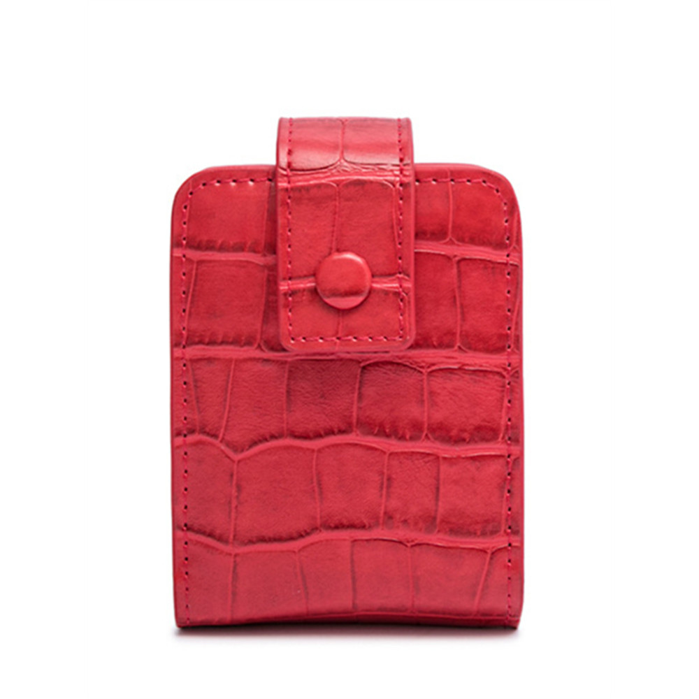 Trendy Portable Utility Mini Cosmetic Bag With Mirror