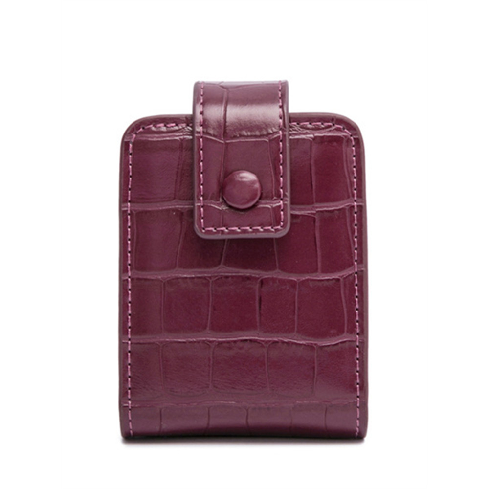 Trendy Portable Utility Mini Cosmetic Bag With Mirror
