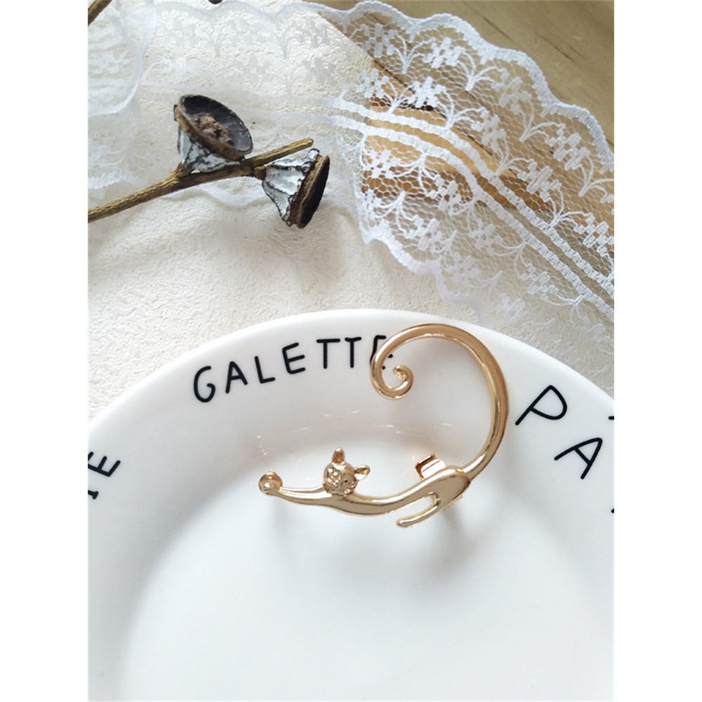 Unique Cat Inspired Hook Earrings