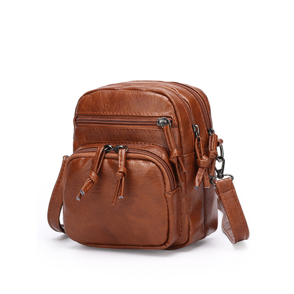 Utility Soft Leather Mini Crossbody Bag