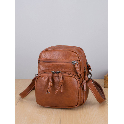 Utility Soft Leather Mini Crossbody Bag