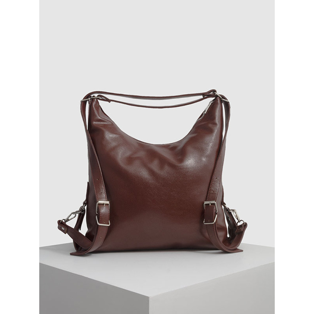 Vegetable Tanned Leather Backpack Shoulder Bag