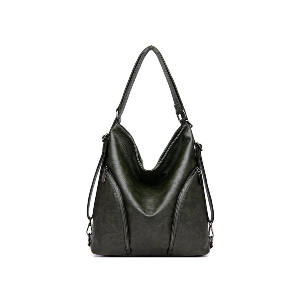Vegetable Tanned Teather Backpack Tote Bag