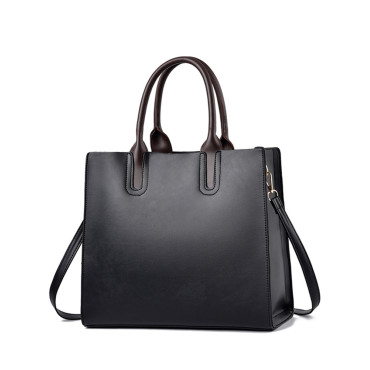 Vinatge Lace Patchwork Soft Leather Tote Bag