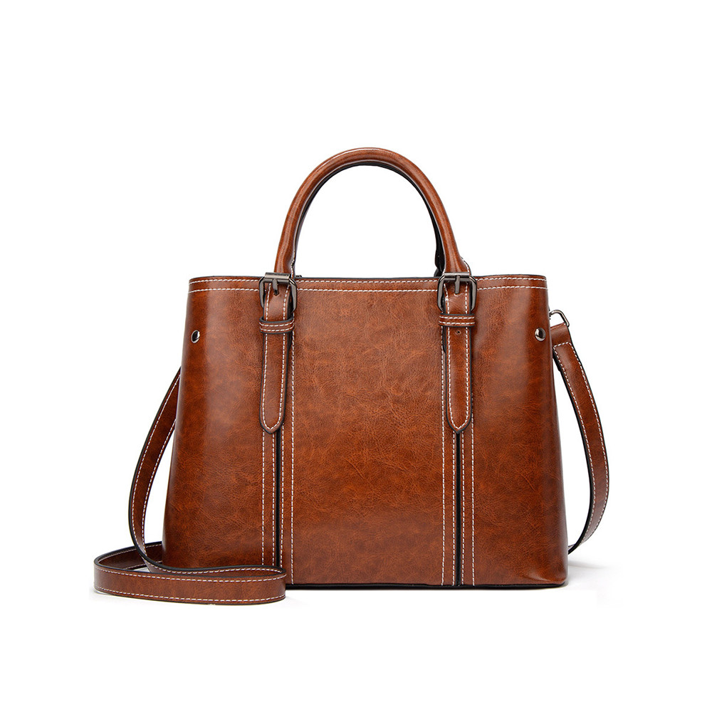 Vintage Bag Buckle Strap Crossbody Bag