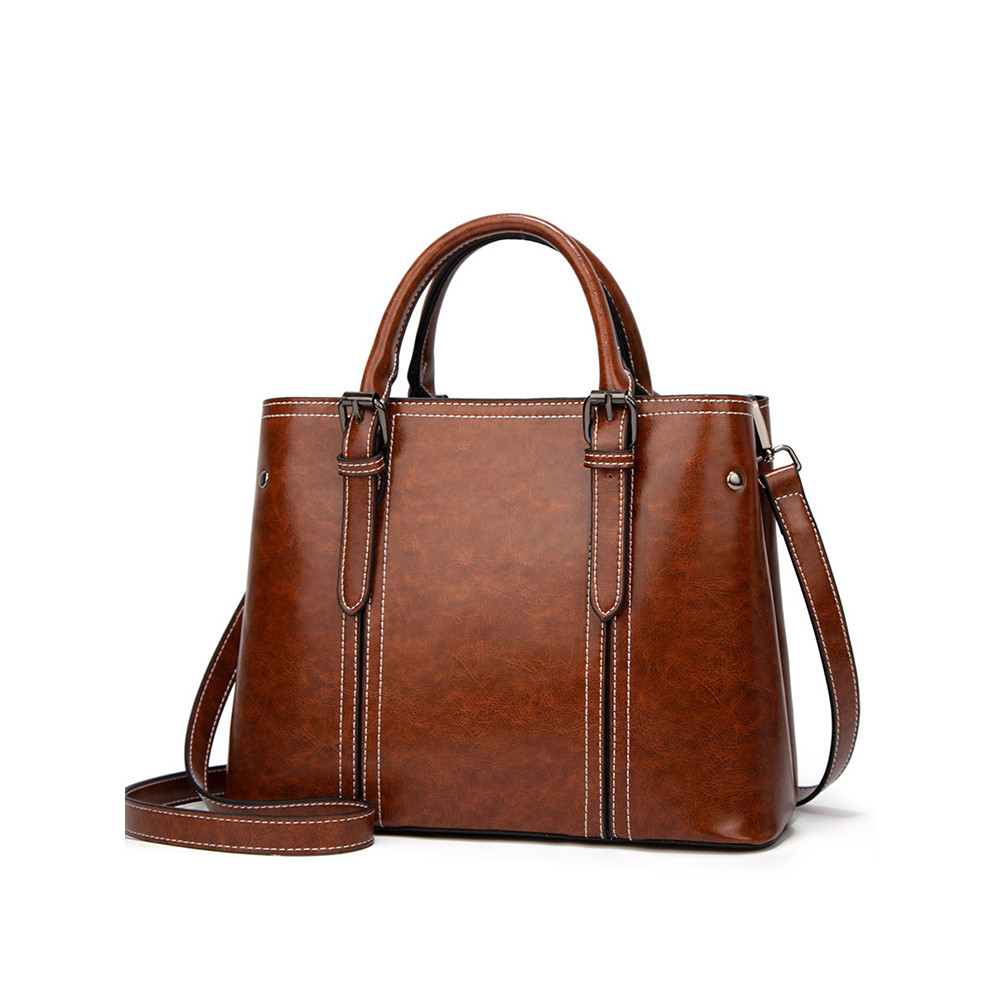 Vintage Bag Buckle Strap Crossbody Bag