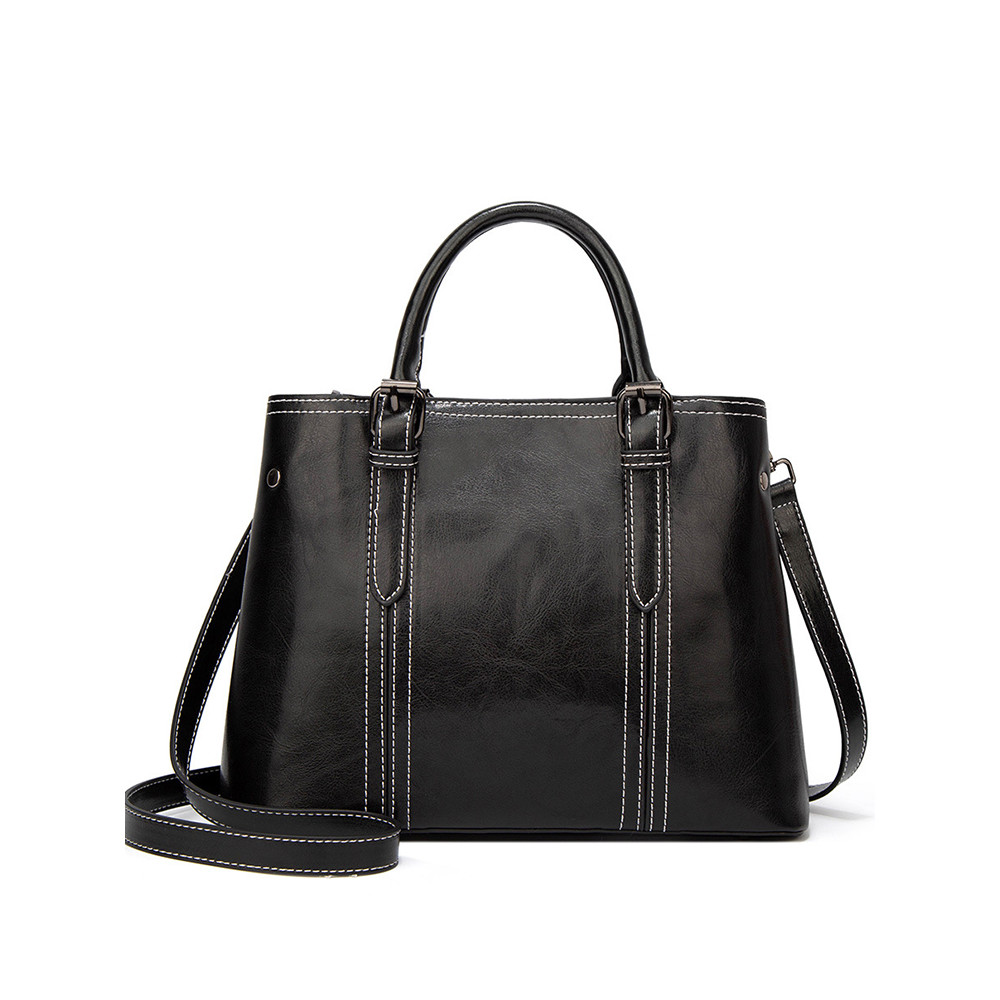 Vintage Bag Buckle Strap Crossbody Bag