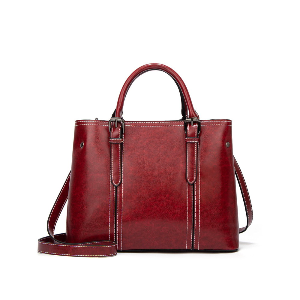 Vintage Bag Buckle Strap Crossbody Bag