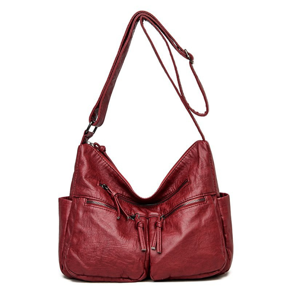 Vintage Baggy Utility Soft Leather Bag