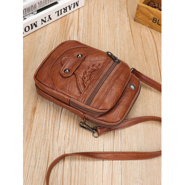 Vintage Braided Soft Leather Mini Bag