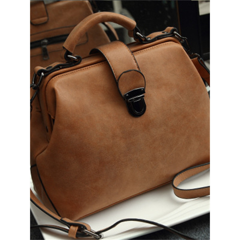 Vintage Buckled Utility Doctor Bag