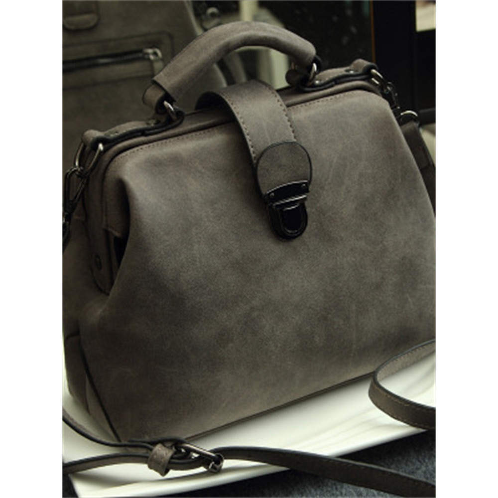 Vintage Buckled Utility Doctor Bag