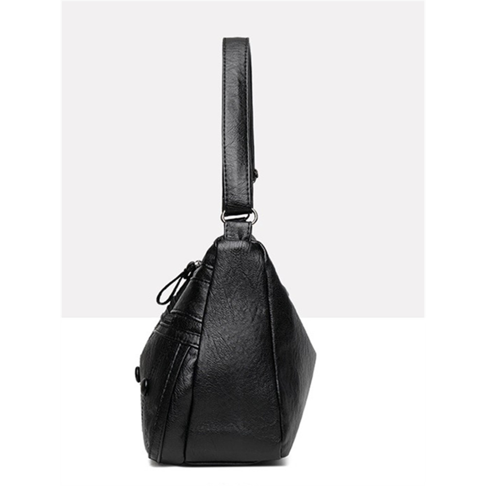 Vintage Button Diamond Pattern Crossbody Bag