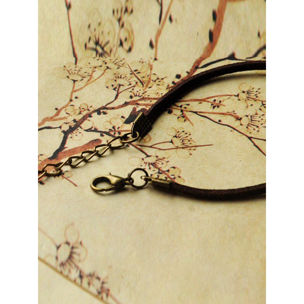 Vintage Ceramic Bead Braided Bracelet