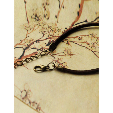 Vintage Ceramic Bead Braided Bracelet