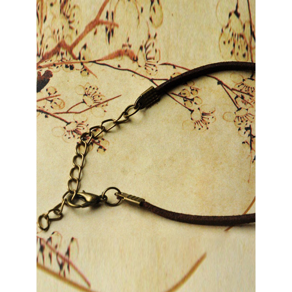Vintage Ceramic Bead Braided Bracelet