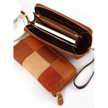 Vintage Colorblock Patchwork Utility Purse