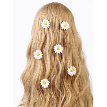 Vintage Cottagecore Daisy Hair Pins Set