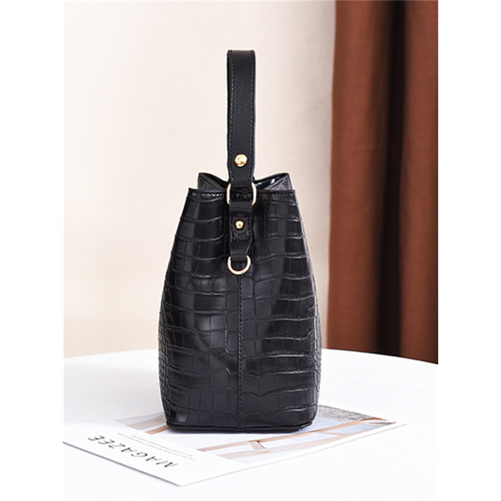 Vintage Crocodile Pattern Handbag Crossbody Bag