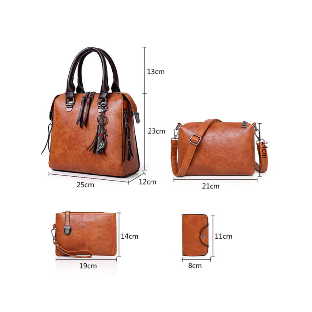 Vintage Designer Crossbody Bag Tote Bag Set Of 4