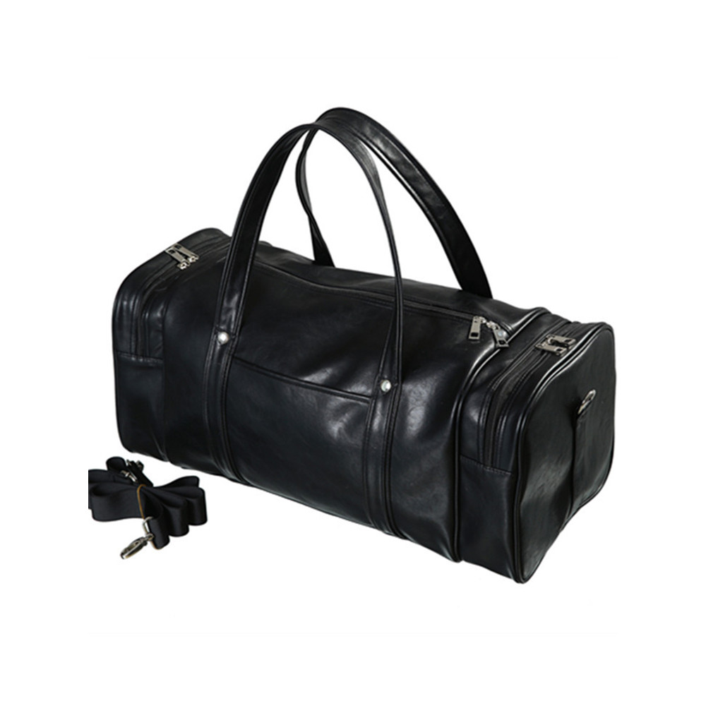 Vintage Durable Leather Utility Overnight Bag