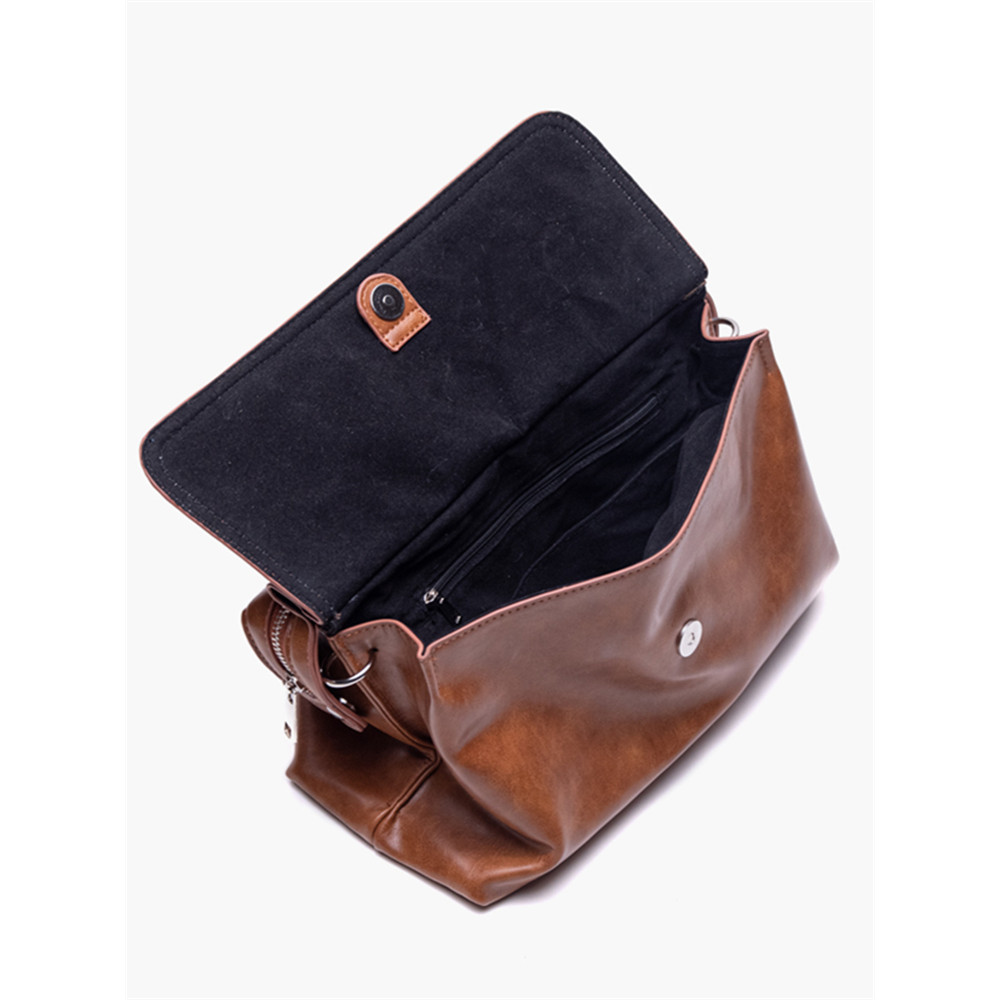 Vintage Flap Utility Doctor Bag Crossbody Bag