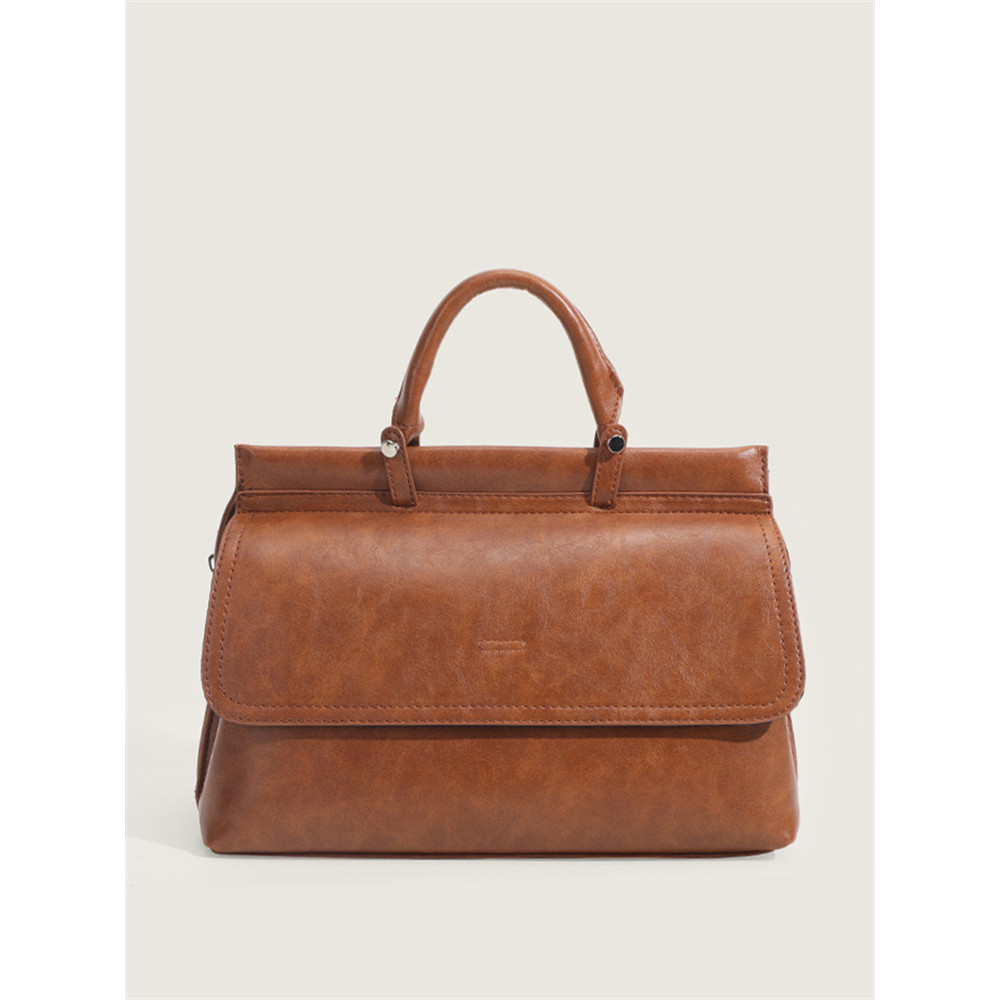 Vintage Flap Utility Doctor Bag Crossbody Bag